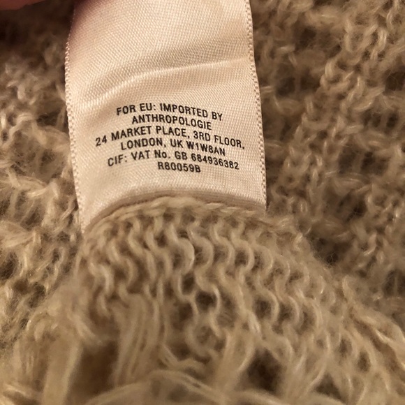 Anthropology Field Flower Waffle Knit Sweater - Picture 6 of 6